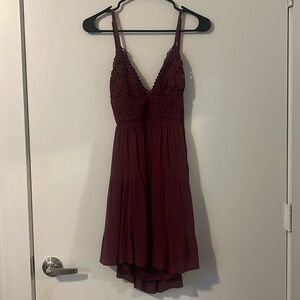 Windsor Mauve Pink Boho Dress - XS